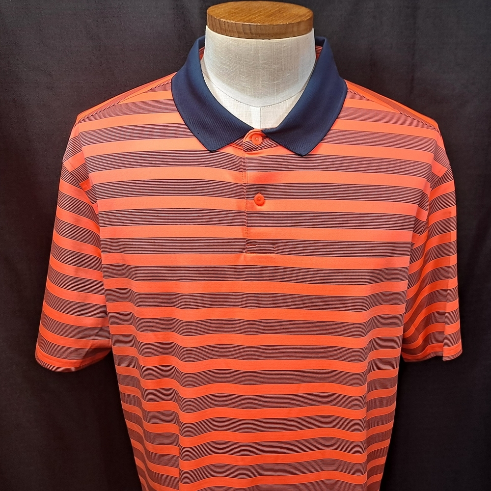 Under Armour Heat Gear Striped Polo Shirt